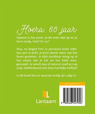 Achterkant van Hoera, 60 jaar
