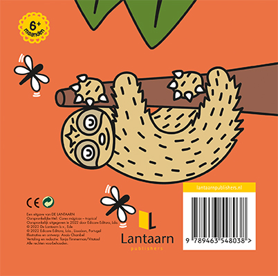 Achterkant van Magische kleuren - tropen