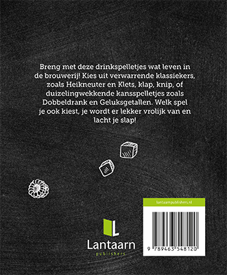 Achterkant van Het grote drinkspelletjes handboek