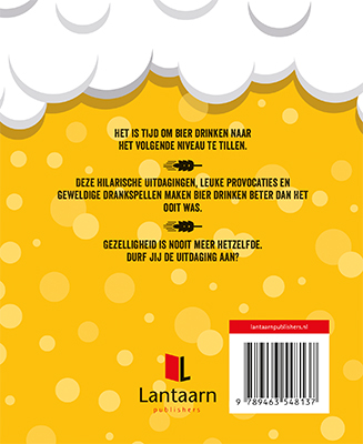Achterkant van Het grote bierspelletjes handboek