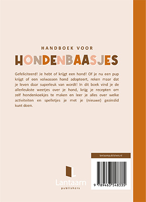 Achterkant van Handboek voor hondenbaasjes