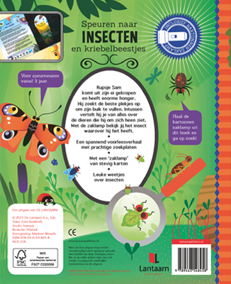 Achterkant van Speuren naar insecten