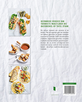 Achterkant van Easy airfryer