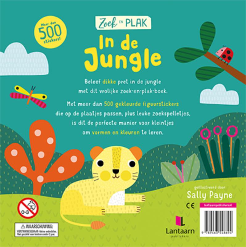 Achterkant van Zoek en plak - In de jungle