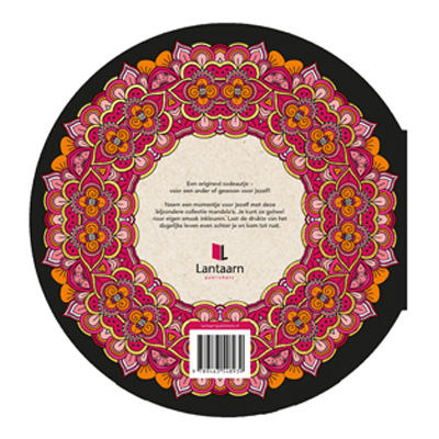 Achterkant van Nieuwe creaties mandala