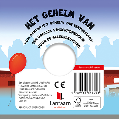 Achterkant van Het geheim van Sinterklaas