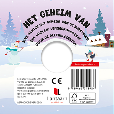 Achterkant van Het geheim van de Kerstman