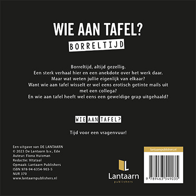Achterkant van Wie aan tafel? Borreltijd