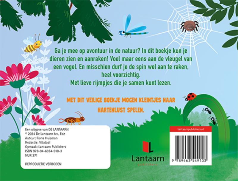 Achterkant van Kijk en voel - Natuur
