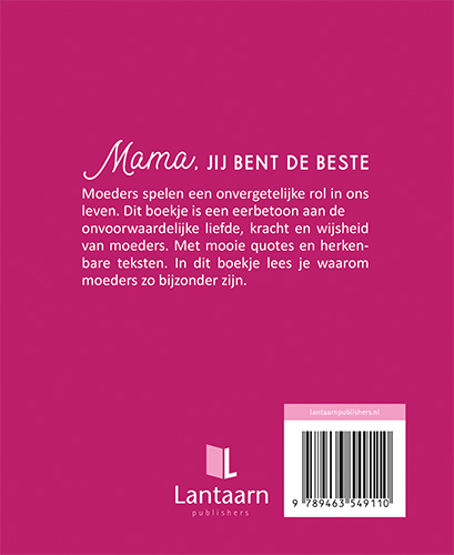 Achterkant van Mama, jij bent de beste