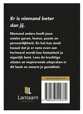 Achterkant van You are the best