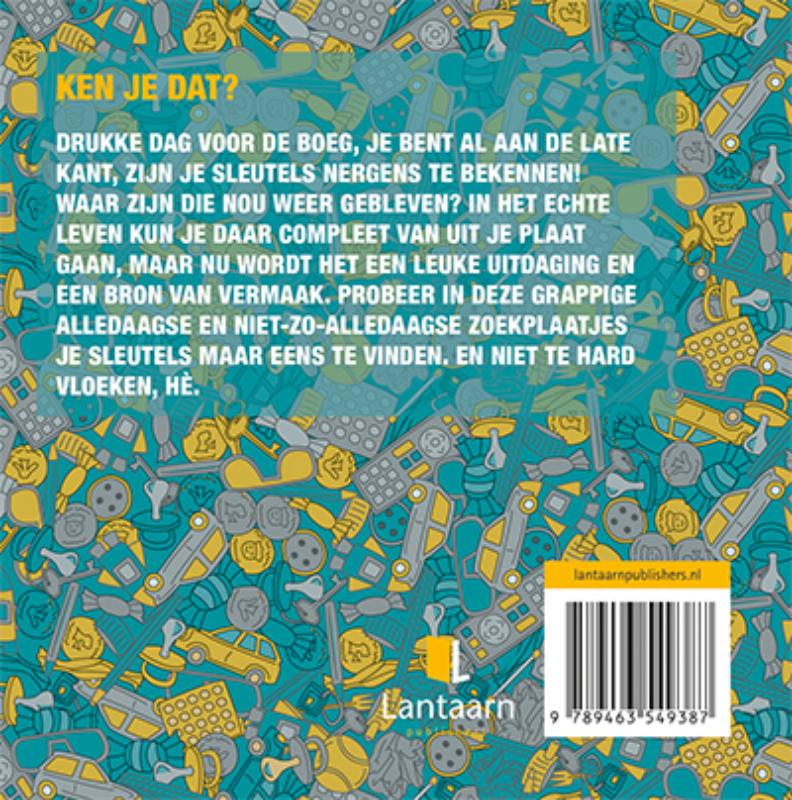 Achterkant van Waar de f*ck zijn mijn sleutels?!