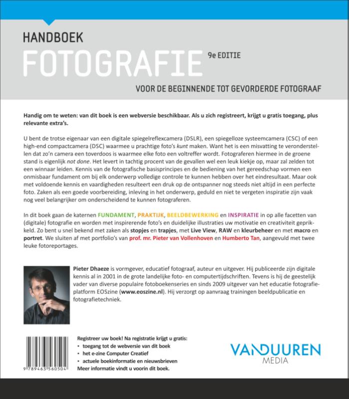 Achterkant van Handboek Fotografie