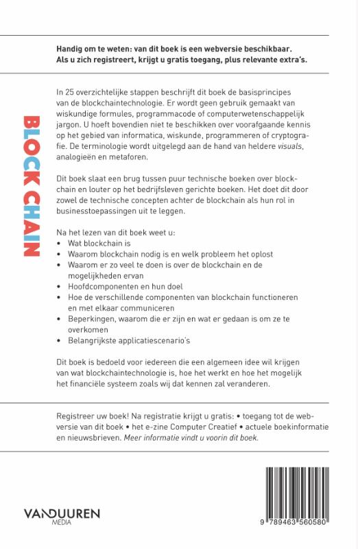 Achterkant van Blockchain