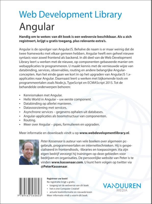 Achterkant van Angular