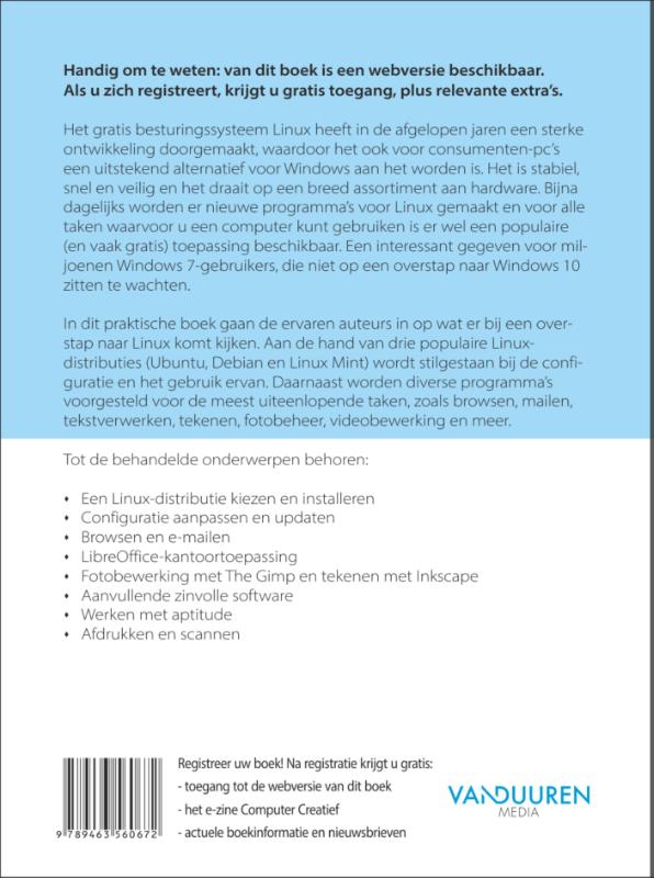 Achterkant van Overstappen naar Linux