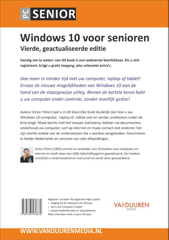 Achterkant van Windows 10 voor Senioren