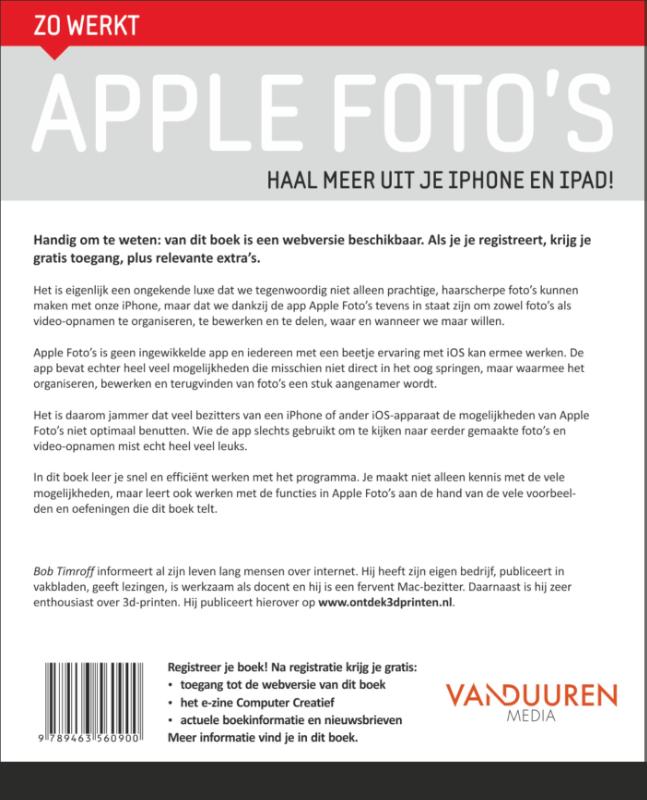 Achterkant van Zo werkt Apple Foto's