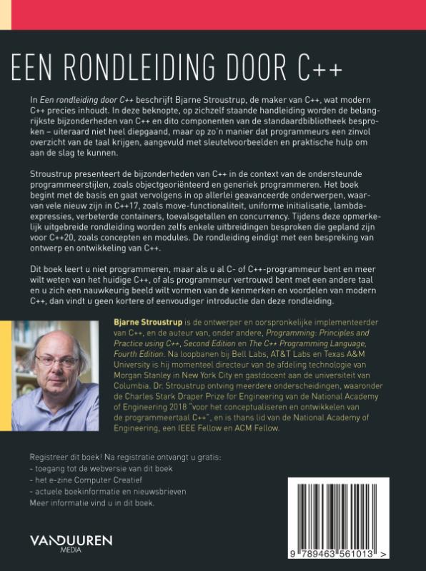 Achterkant van Een rondleiding door C++