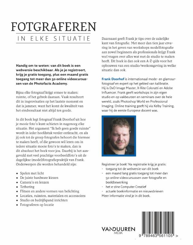 Achterkant van Fotograferen in elke situatie