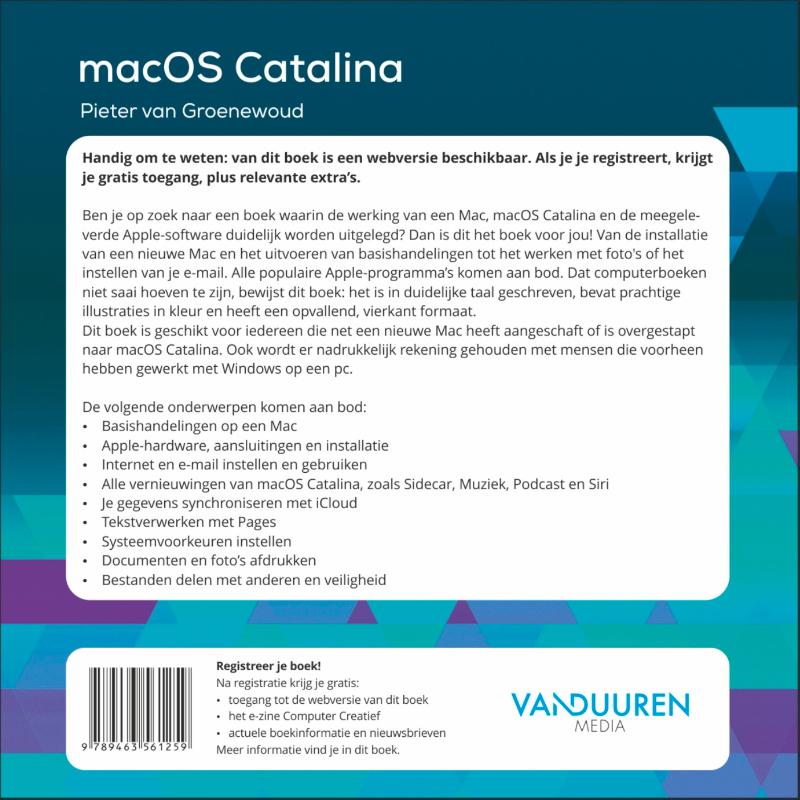 Achterkant van macOS Catalina