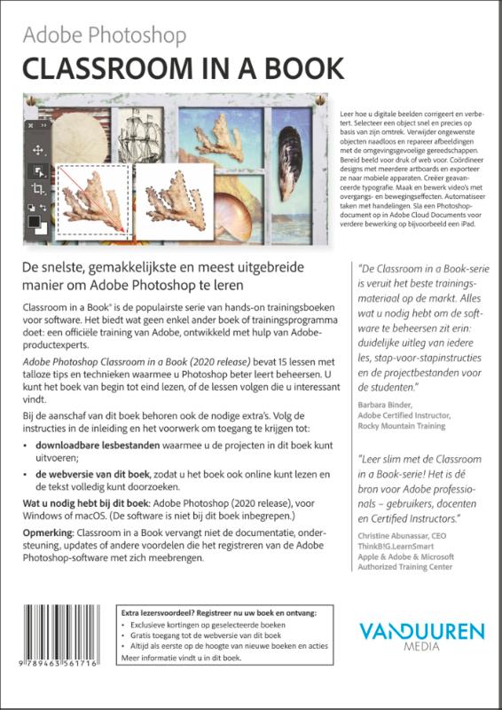Achterkant van Adobe Photoshop 2020
