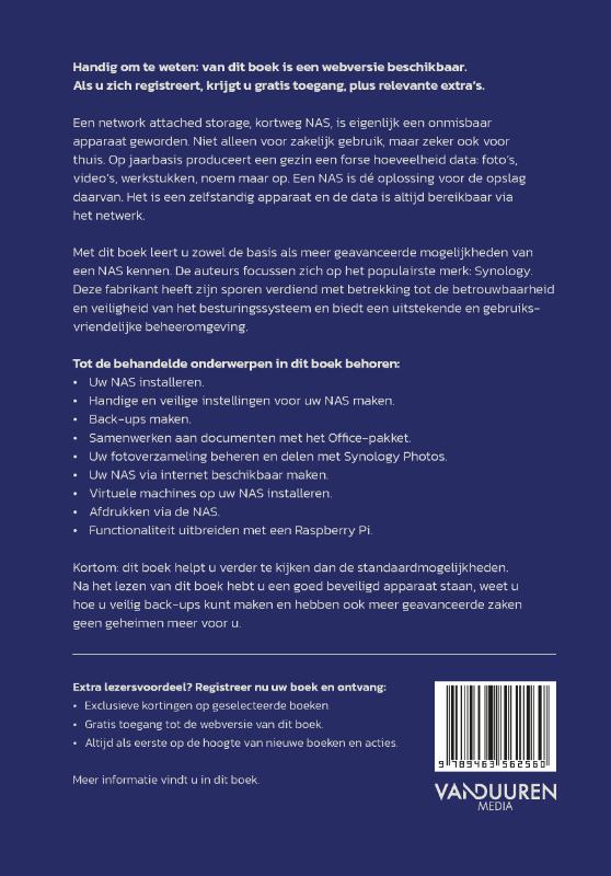 Achterkant van Werken met een NAS