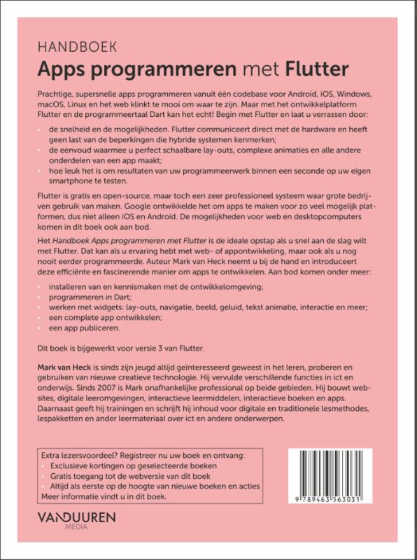 Achterkant van Apps programmeren met Flutter