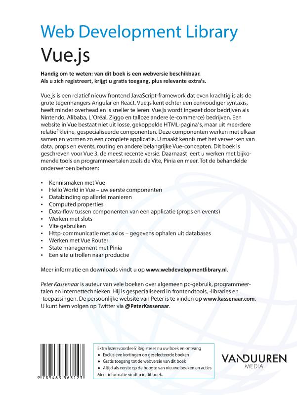 Achterkant van Vue.js
