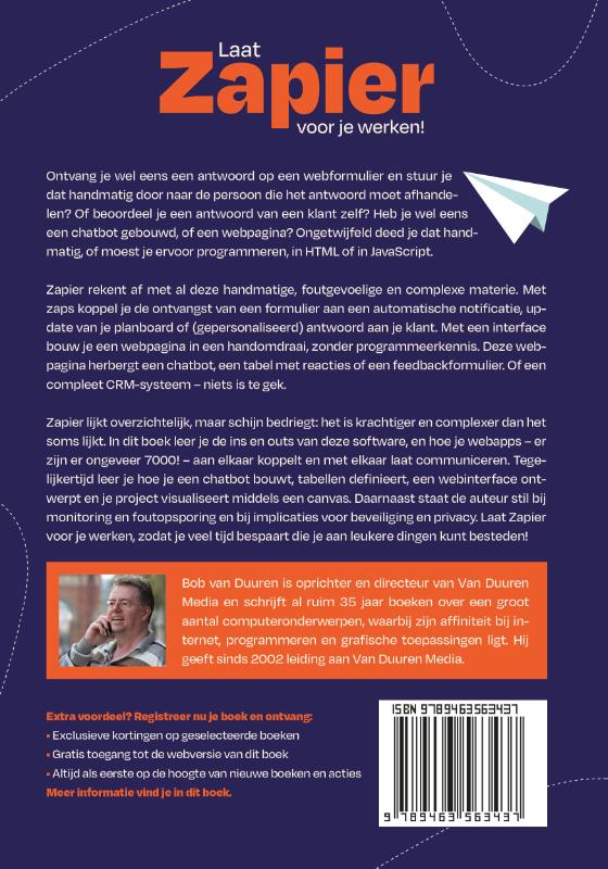 Achterkant van Laat Zapier voor je werken!