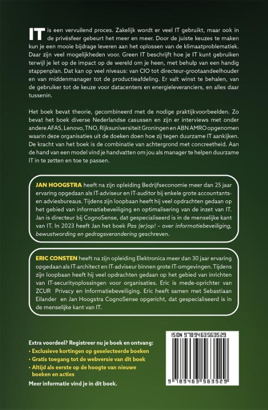 Achterkant van Green IT