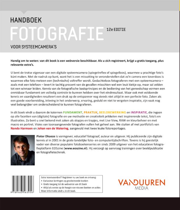 Achterkant van Handboek fotografie