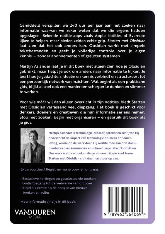 Achterkant van Starten met Obsidian