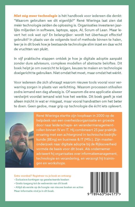 Achterkant van Niet nóg meer technologie