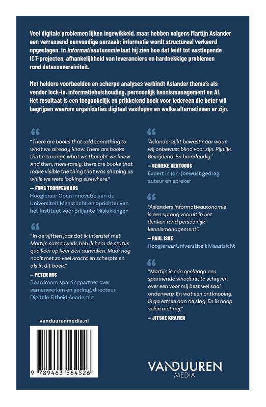 Achterkant van Informatieautonomie