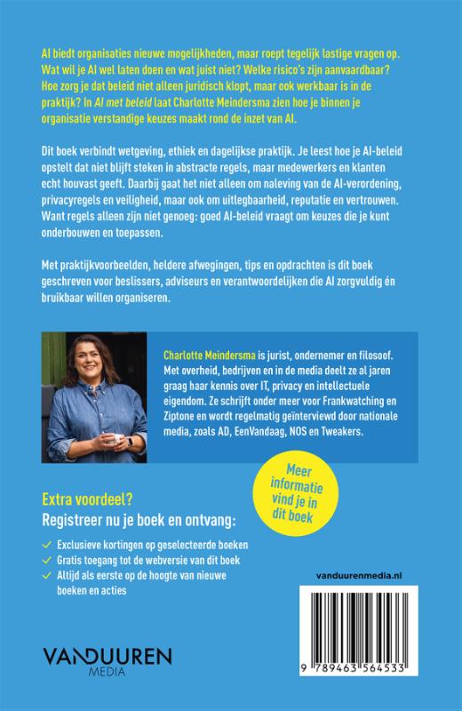 Achterkant van AI met beleid