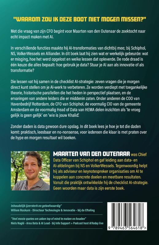 Achterkant van Geen woorden maar data