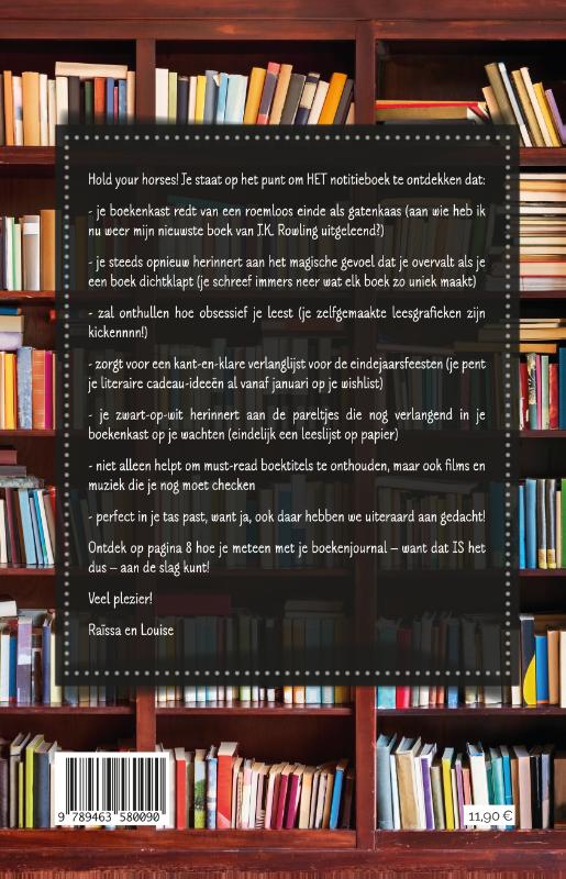 Achterkant van Mijn boeken, mijn leesvoer & ik