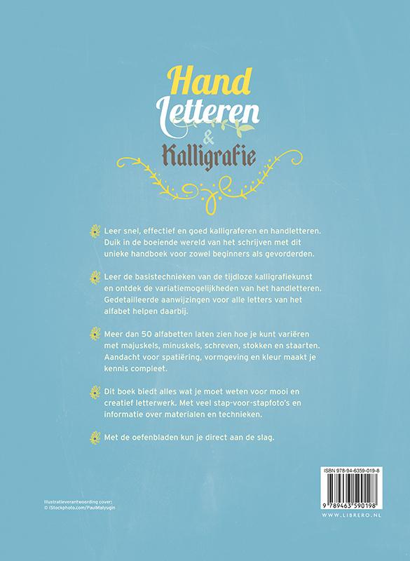 Achterkant van Handletteren & kalligrafie