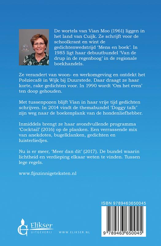 Achterkant van Meer dan dit