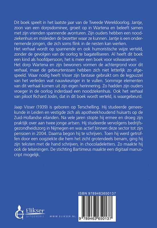 Achterkant van Jantje Wartena
