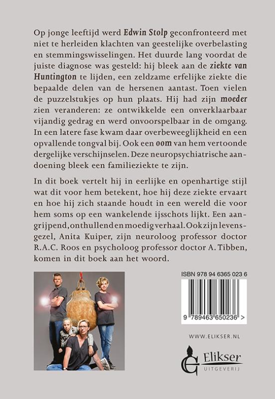 Achterkant van Huntingtonblues