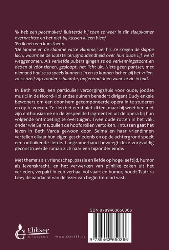 Achterkant van De laatste opera in Beth Varda