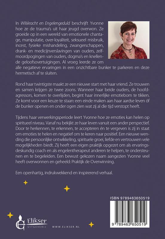 Achterkant van Wilskracht en Engelengeduld