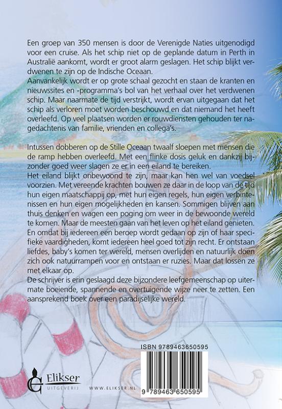 Achterkant van Het eiland van morgen