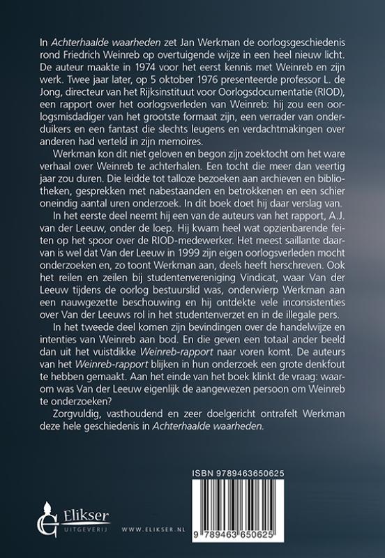 Achterkant van Achterhaalde waarheden