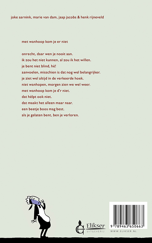 Achterkant van Een beetje boos mag best