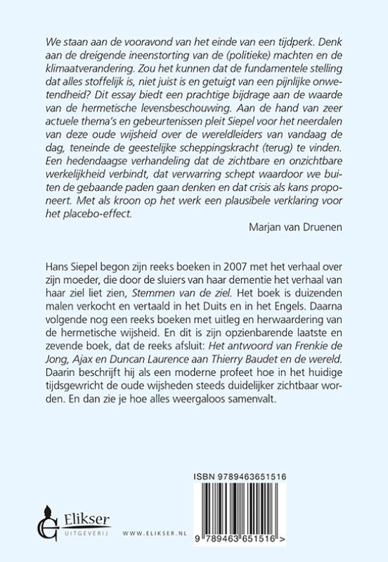Achterkant van Het antwoord van Frenkie de Jong, Ajax en Duncan Laurence aan Thierry Baudet en de wereld
