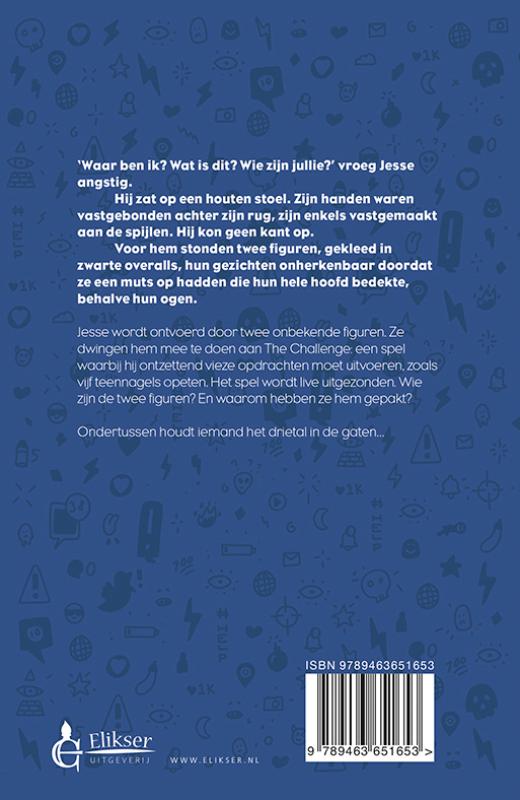 Achterkant van De challenge