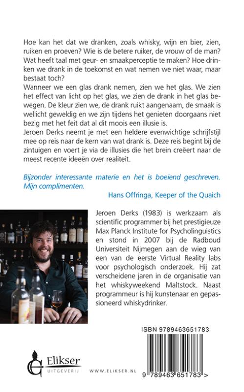 Achterkant van De illusie van drank